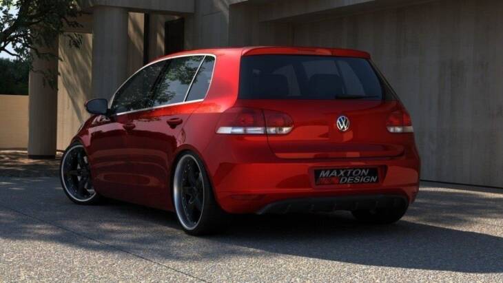REAR VALANCE VW GOLF VI WITHOUT EXHAUST HOLE