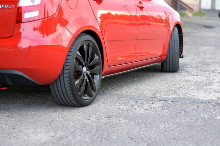 Side Skirts Diffusers Skoda Fabia RS Mk2 - immagine 4