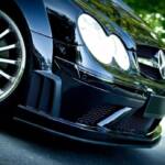 FRONT SPLITTER MERCEDES CLK W209 BLACK (SL BLACK SERIES LOOK)