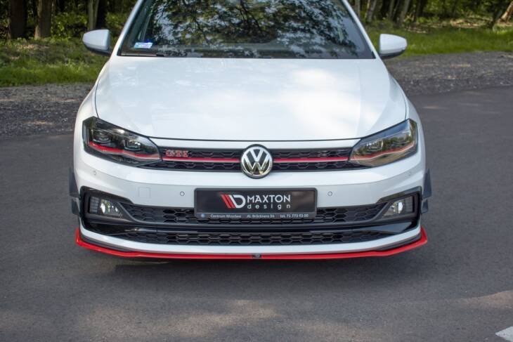 FRONT SPLITTER V.2 VW POLO MK6 GTI - immagine 2