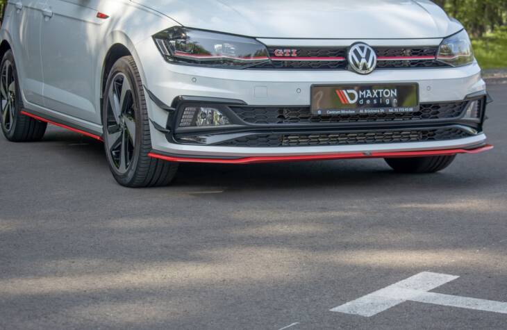 FRONT SPLITTER V.2 VW POLO MK6 GTI - immagine 3