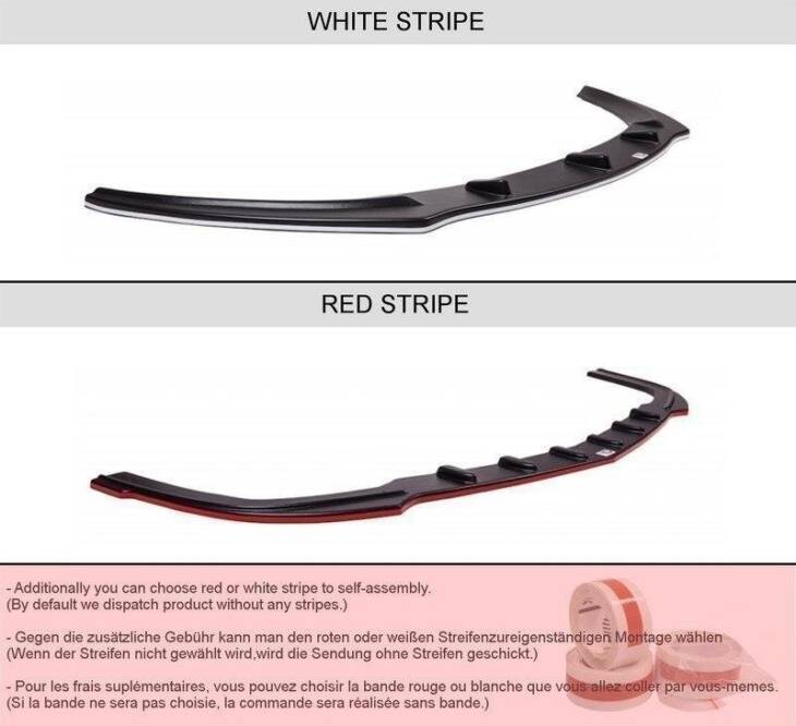 FRONT SPLITTER PEUGEOT 206 (for: CC, RC, GTI, S16, XSI, XS, SPORT) - immagine 5