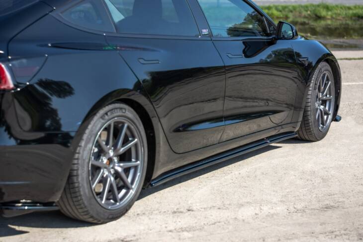 Side Skirts Diffusers Tesla Model 3 - immagine 3
