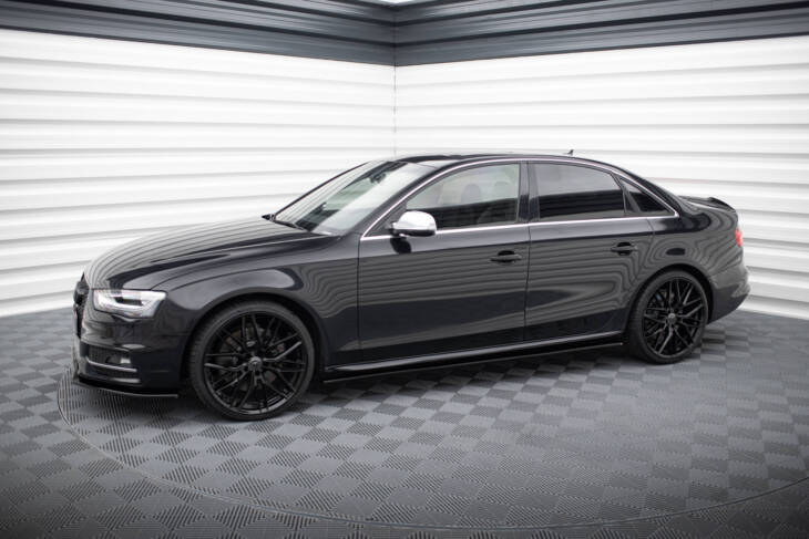 Side Skirts Diffusers V.1 Audi S4 / A4 / A4 S-Line B8 / B8 FL - immagine 2