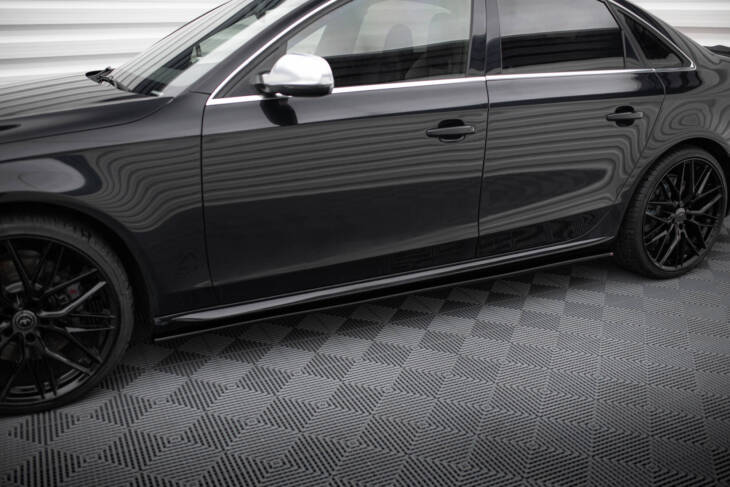 Side Skirts Diffusers V.1 Audi S4 / A4 / A4 S-Line B8 / B8 FL - immagine 3