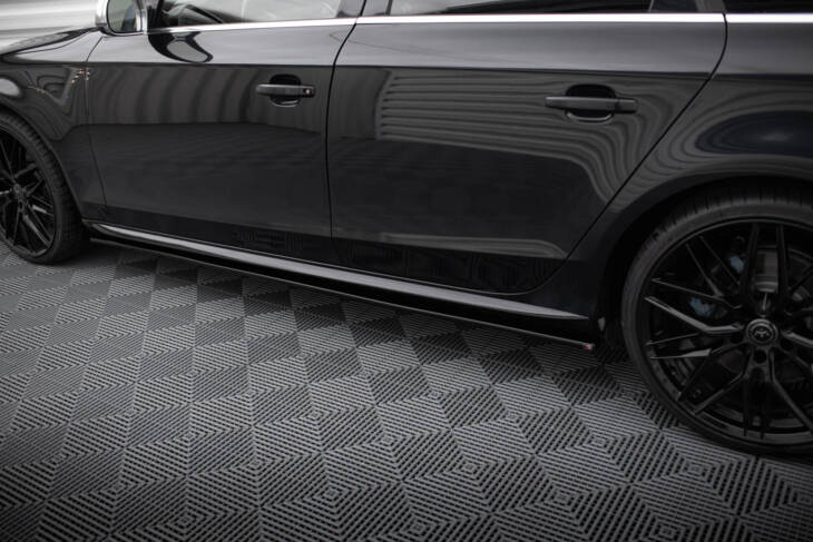 Side Skirts Diffusers V.1 Audi S4 / A4 / A4 S-Line B8 / B8 FL - immagine 4
