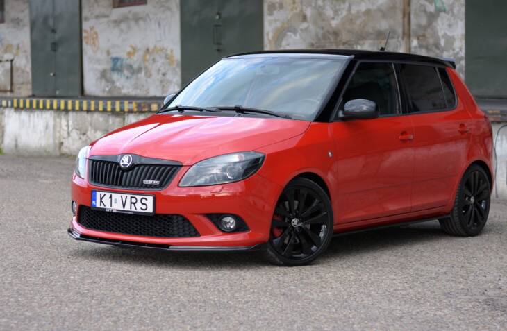 FRONT SPLITTER SKODA FABIA MK2 RS - immagine 2