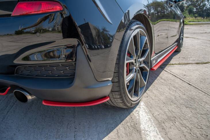 Rear Side Splitters V.2 Hyundai I30 N Mk3 Hatchback - immagine 2