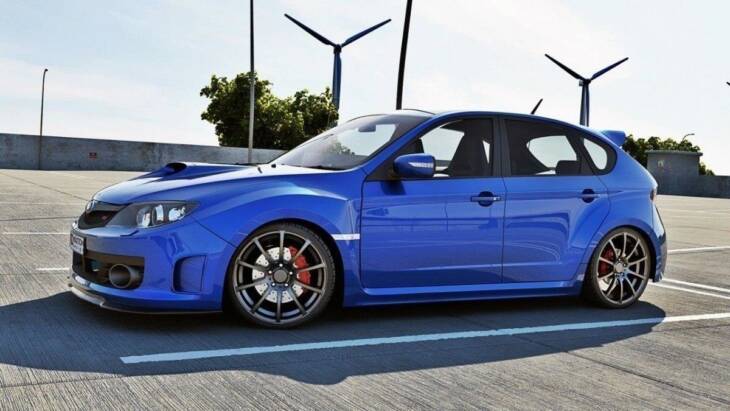 Front Splitter v.1 Subaru Impreza WRX STI 2009-2011 - immagine 2