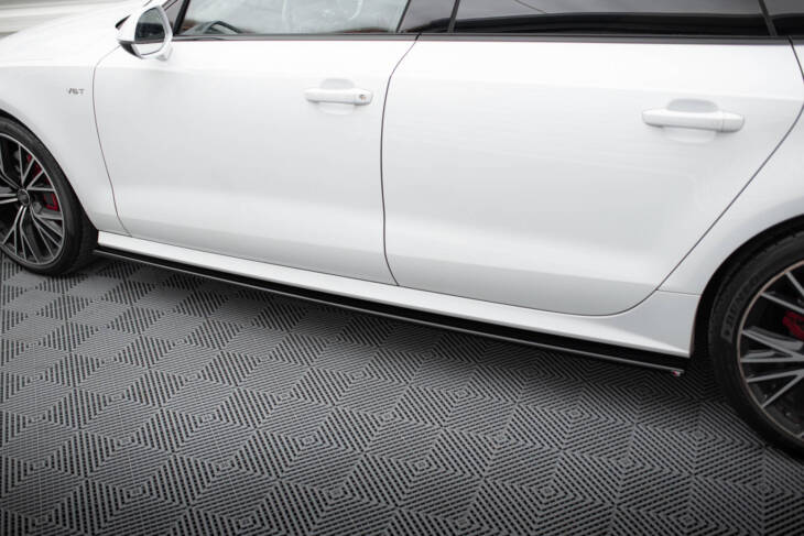 Side Skirts Diffusers Audi S7 / A7 S-Line C7 FL - immagine 4