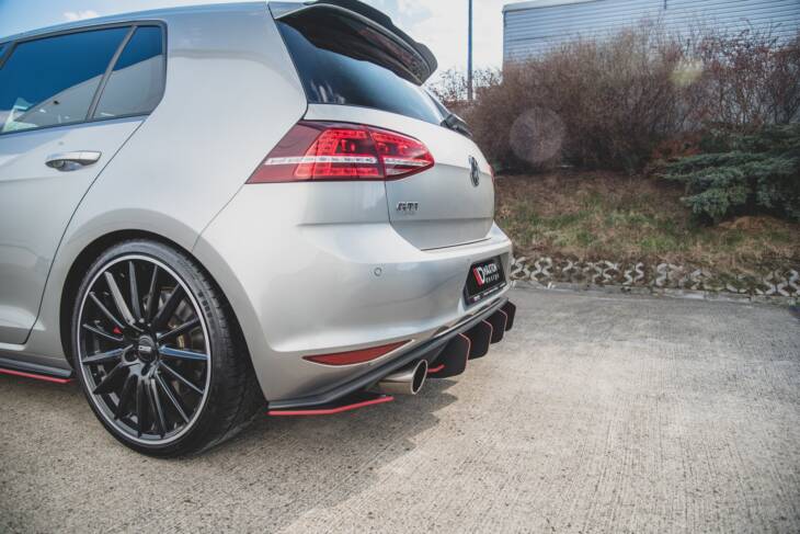 Racing Durability Rear Side Splitters V.2 VW Golf 7 GTI - immagine 8