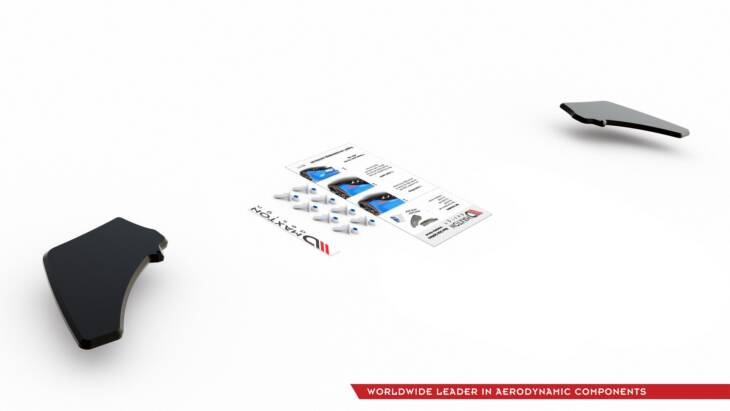 Racing Durability Rear Side Splitters V.2 VW Golf 7 GTI - immagine 13
