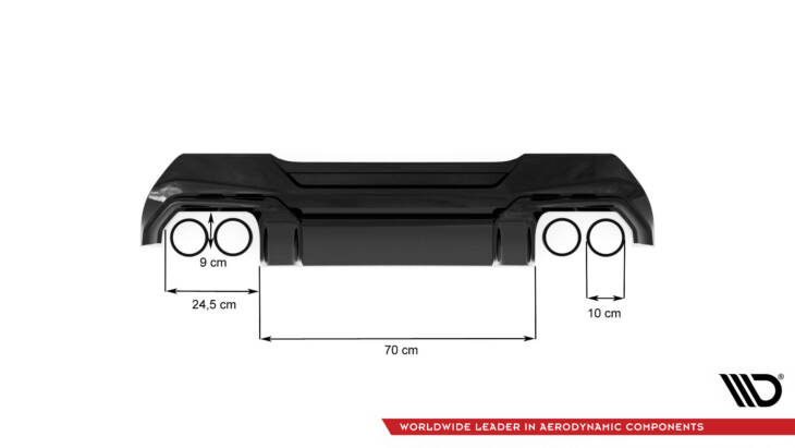 Rear Valance V.2 for BMW 1 F40 M-Pack/ M135i - immagine 10