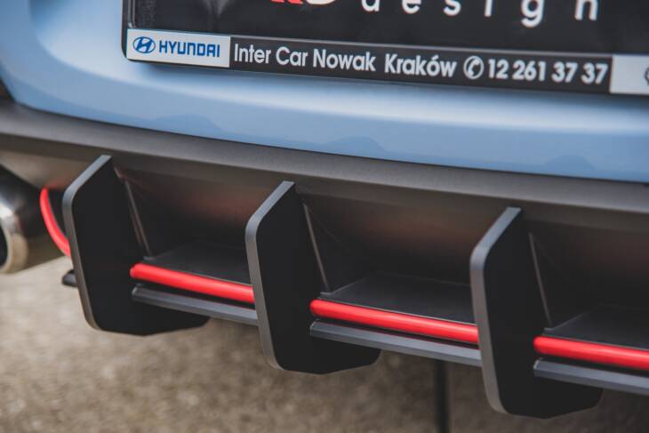Racing Durability Rear Diffuser V.2 Hyundai I30 N Mk3 Hatchback - immagine 3