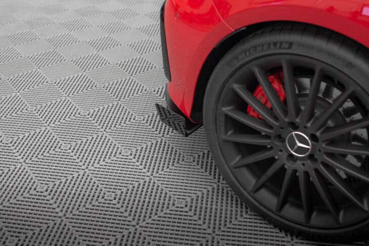 Street Pro Rear Side Splitters + Flaps Mercedes-Benz A 45 AMG W176 Facelift - immagine 2