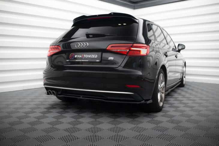 Rear Side Splitters Audi A3 Sportback 8V Facelift - immagine 5