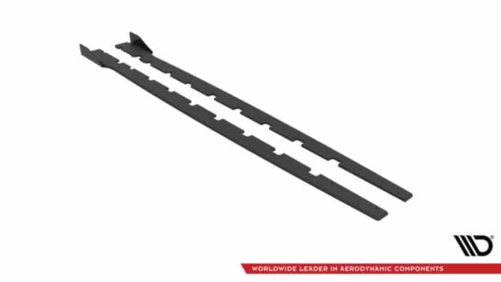 Street Pro Side Skirts Diffusers + Flaps BMW 1 F40 M-Pack / M135i - immagine 6