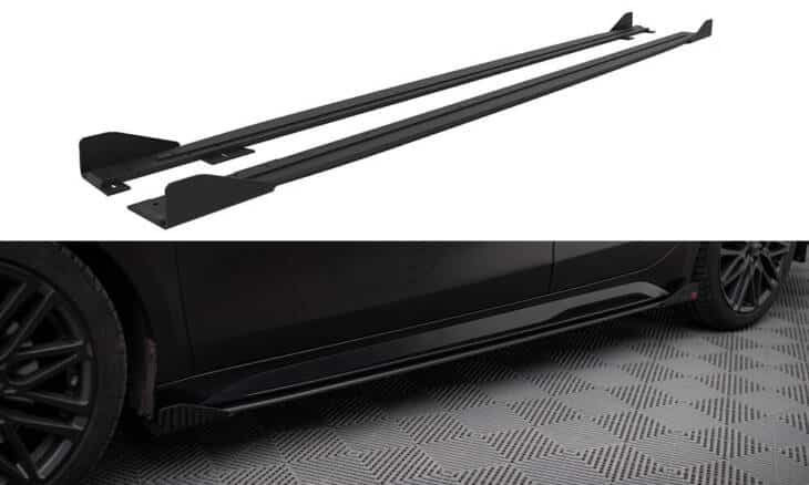 Street Pro Side Skirts Diffusers + Flaps Kia Proceed GT Mk1 Facelift / Ceed GT Mk3 Facelift