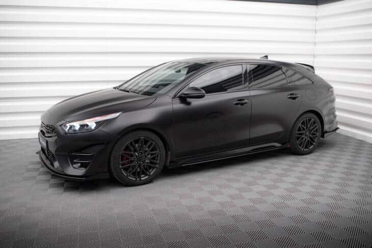 Street Pro Side Skirts Diffusers + Flaps Kia Proceed GT Mk1 Facelift / Ceed GT Mk3 Facelift - immagine 2