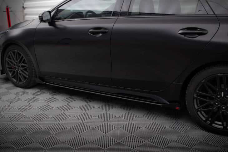Street Pro Side Skirts Diffusers + Flaps Kia Proceed GT Mk1 Facelift / Ceed GT Mk3 Facelift - immagine 4