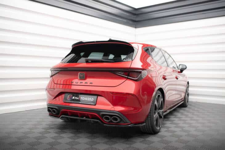 Central Rear Splitter (with vertical bars) Cupra Leon Hatchback Mk1 - immagine 2
