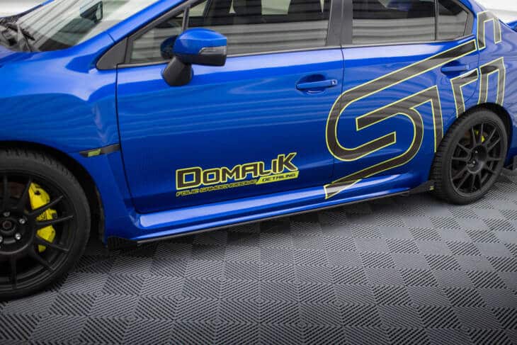 Street Pro Side Skirts Diffusers + Flaps Subaru WRX STI Mk1 - immagine 4