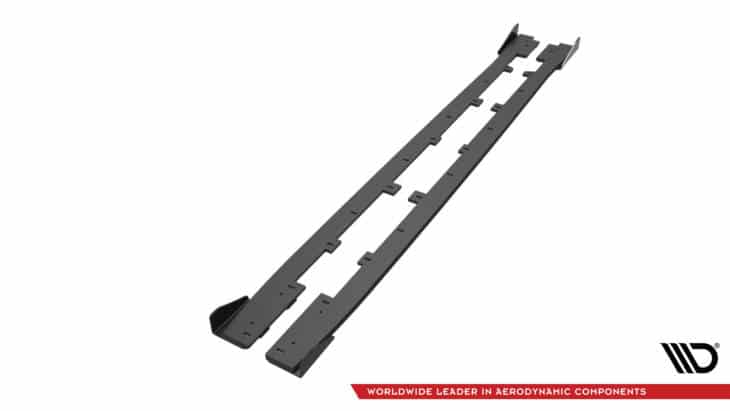 Street Pro Side Skirts Diffusers + Flaps Subaru WRX STI Mk1 - immagine 5