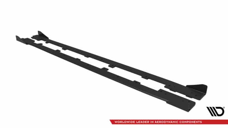 Street Pro Side Skirts Diffusers + Flaps Subaru WRX STI Mk1 - immagine 6