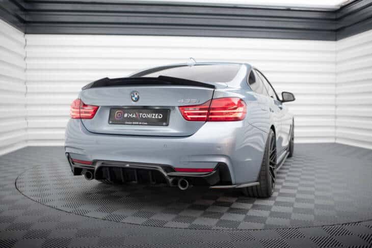 Rear Valance BMW 4 Coupe / Gran Coupe / Cabrio M-Pack F32 / F36 / F33 (Version with single exhausts on both sides) - immagine 2