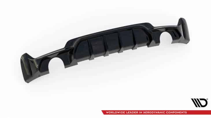 Rear Valance BMW 4 Coupe / Gran Coupe / Cabrio M-Pack F32 / F36 / F33 (Version with single exhausts on both sides) - immagine 7