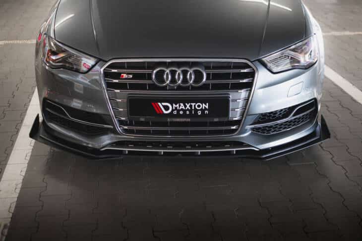 Street Pro Front Splitter + Flaps Audi S3 / A3 S-Line Sedan 8V - immagine 3