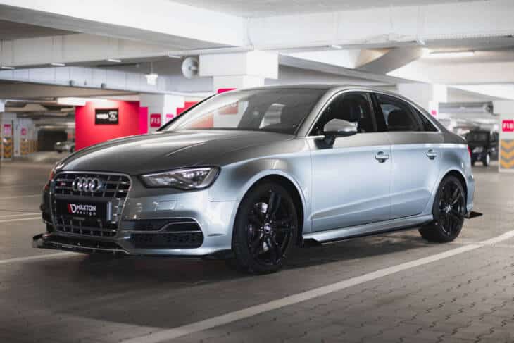 Street Pro Front Splitter + Flaps Audi S3 / A3 S-Line Sedan 8V - immagine 5
