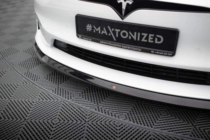 Front Splitter V.2 Tesla Model S Plaid Mk1 Facelift - immagine 4