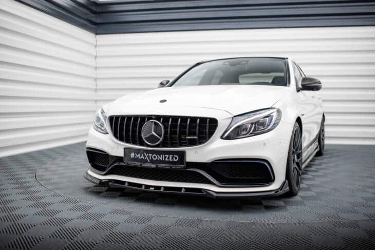 Front Splitter V.2 Mercedes-AMG C63 Sedan / Estate W205 / S205 - immagine 4