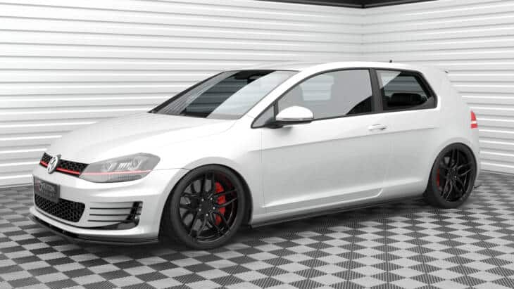 Front Splitter V.3 Volkswagen Golf GTI Mk7 - immagine 3
