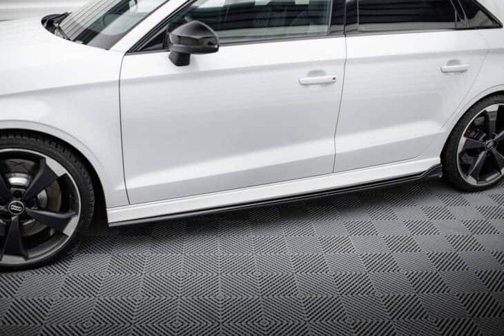 Side Skirts Diffusers V.3 Audi RS3 Sedan 8V Facelift - immagine 3