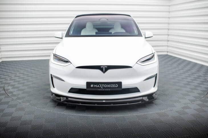 Front Splitter V.1 Tesla Model X Mk1 Facelift - immagine 2
