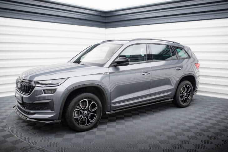 Side Skirts Diffusers Skoda Kodiaq Sportline Mk1 Facelift - immagine 2