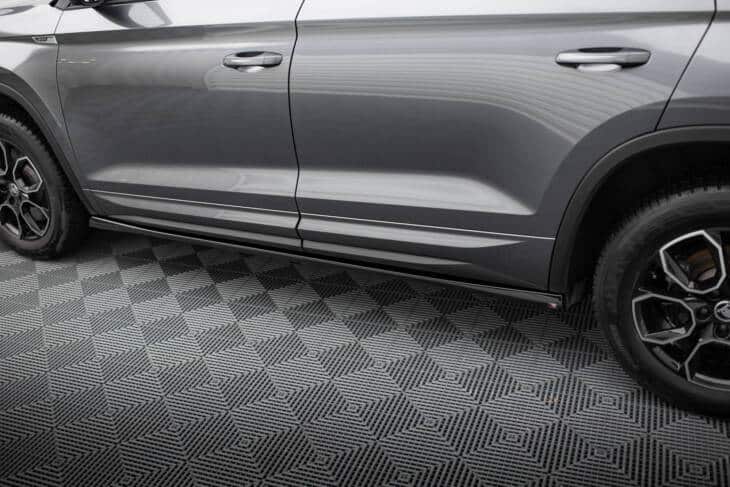 Side Skirts Diffusers Skoda Kodiaq Sportline Mk1 Facelift - immagine 4