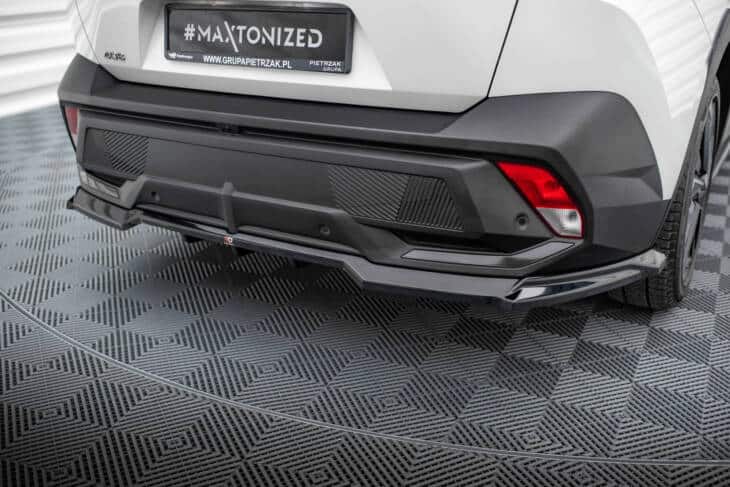 Central Rear Splitter (with vertical bars) Peugeot 408 Mk1 - immagine 2