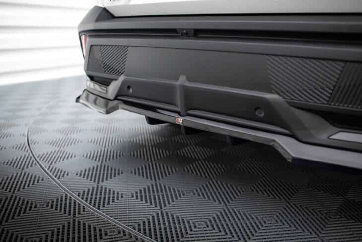 Central Rear Splitter (with vertical bars) Peugeot 408 Mk1 - immagine 3