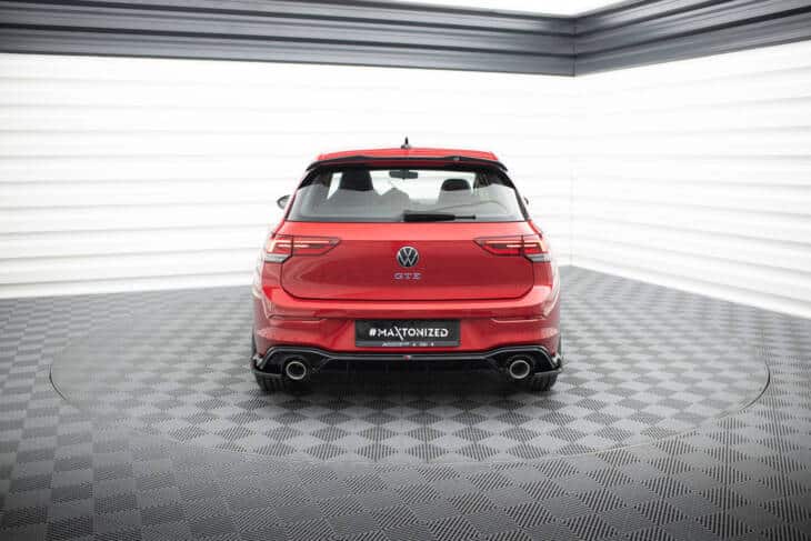 Rear Valance + Exhaust Ends Imitation Volkswagen Golf GTE Mk8 - immagine 2