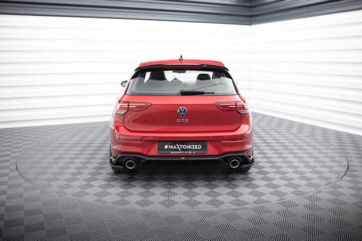 Rear Valance + Exhaust Ends Imitation Volkswagen Golf GTE Mk8 - immagine 6