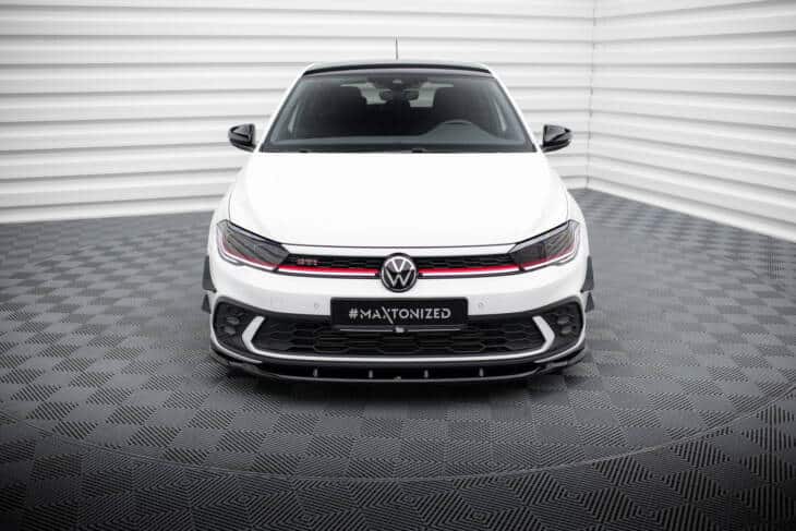 Front Splitter V.1 Volkswagen Polo GTI Mk6 Facelift - immagine 2