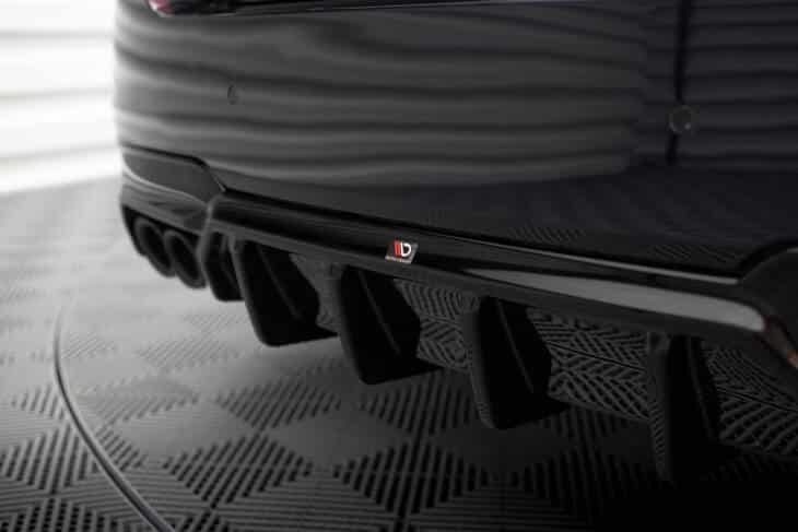 Rear Valance V.2 BMW 5 M-Pack F10 (Version with two double exhausts) - immagine 3