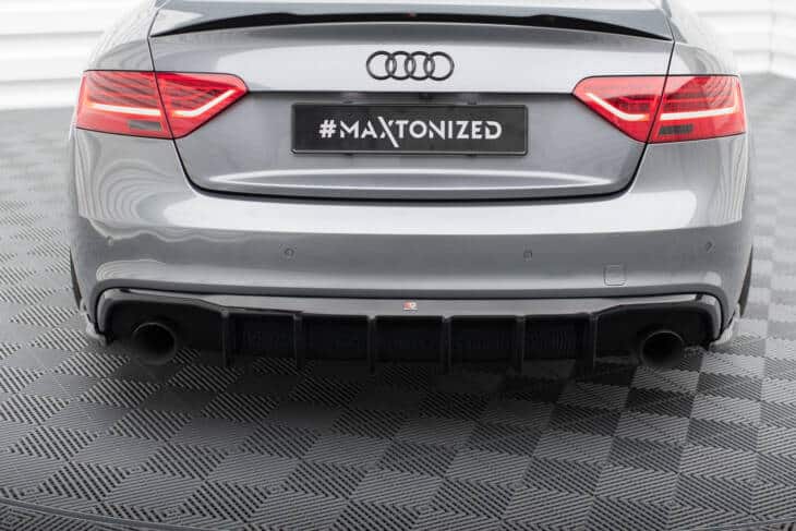 Rear Valance Audi A5 S-Line Coupe / Sportback 8T Facelift (Version with single exhausts on both sides) - immagine 2