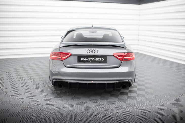 Rear Valance Audi A5 S-Line Coupe / Sportback 8T Facelift (Version with single exhausts on both sides) - immagine 3