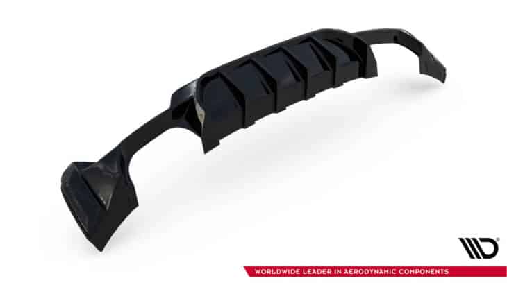 Rear Valance BMW 4 Coupe / Gran Coupe / Cabrio M-Pack F32 / F36 / F33 (Version with dual exhausts on both sides) - immagine 6