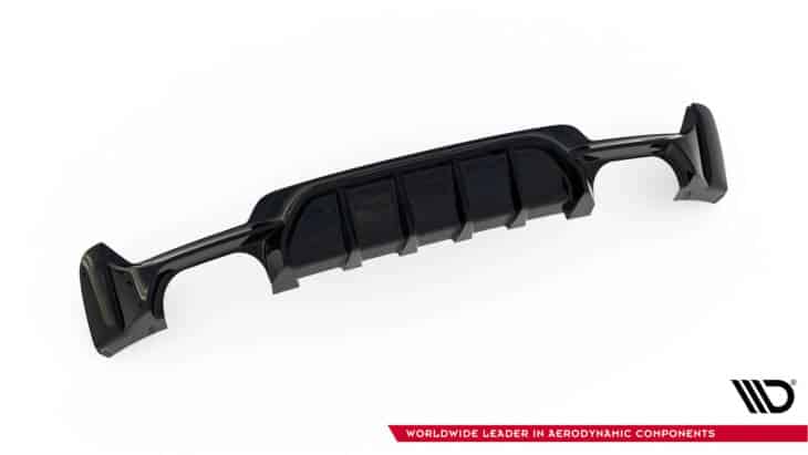 Rear Valance BMW 4 Coupe / Gran Coupe / Cabrio M-Pack F32 / F36 / F33 (Version with dual exhausts on both sides) - immagine 5