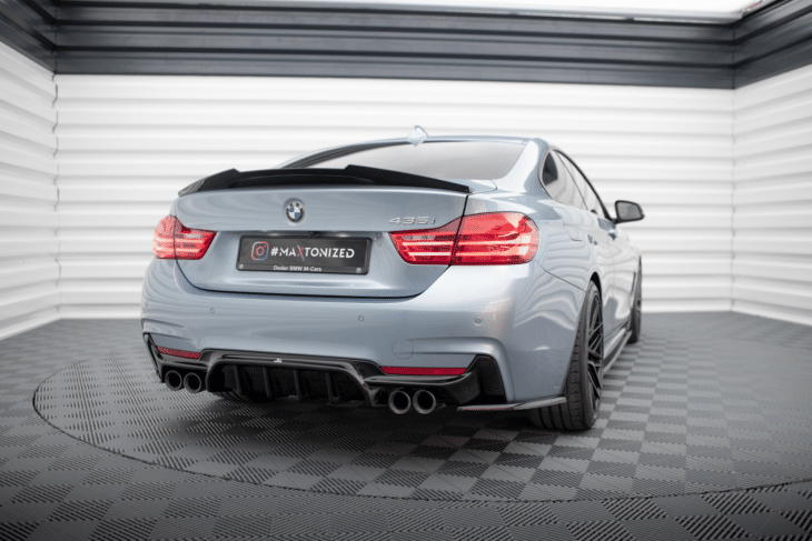 Rear Valance BMW 4 Coupe / Gran Coupe / Cabrio M-Pack F32 / F36 / F33 (Version with dual exhausts on both sides) - immagine 4